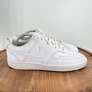 Nike Women's Court Vision Low Shoes Size 9 white